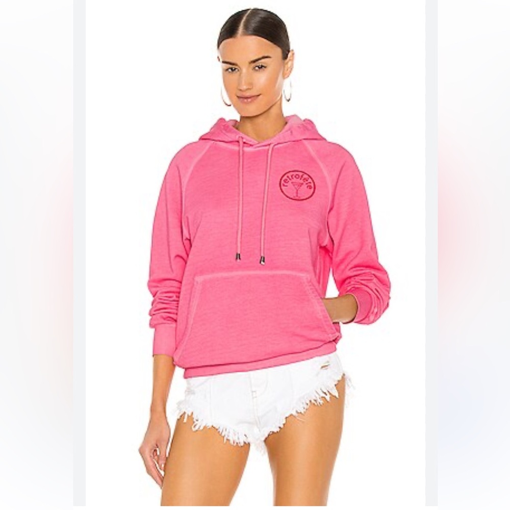 Retrofete Vanessa Vibrant Pink Hoodie  NWOT